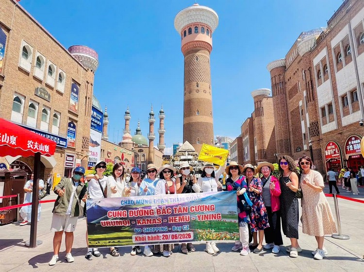 ChinaTrip - Đoàn Bắc Tân Cương 20/6/2026