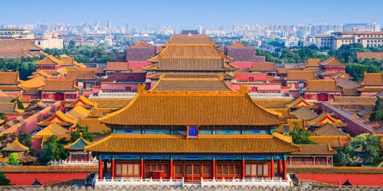Toàn cảnh Cố Cung nhìn từ Cảnh Sơn