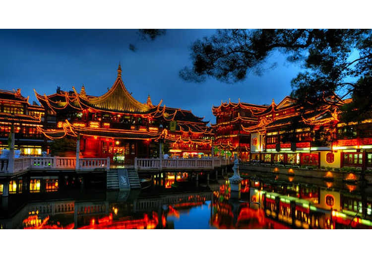 Khu phố cổ Hồ Hậu Hải Bắc Kinh về đêm