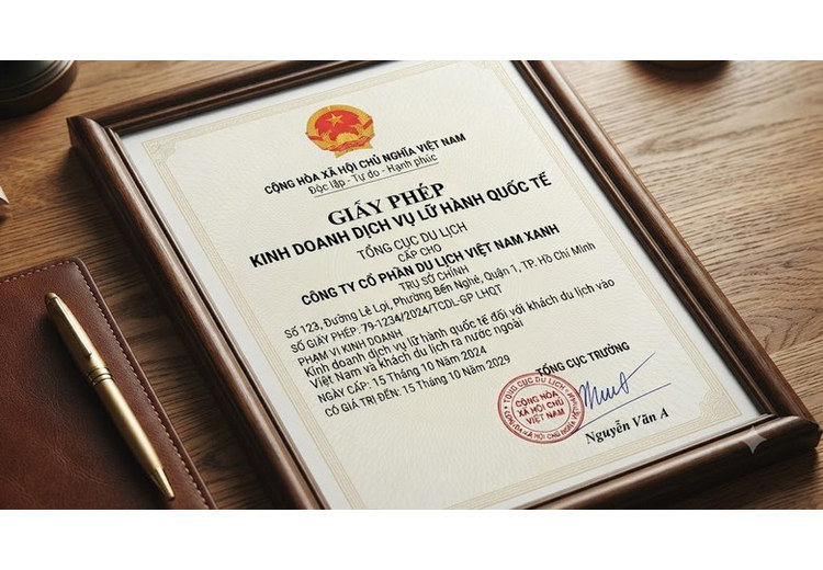 Mẫu giấy phép kinh doanh dịch vụ lữ hành quốc tế