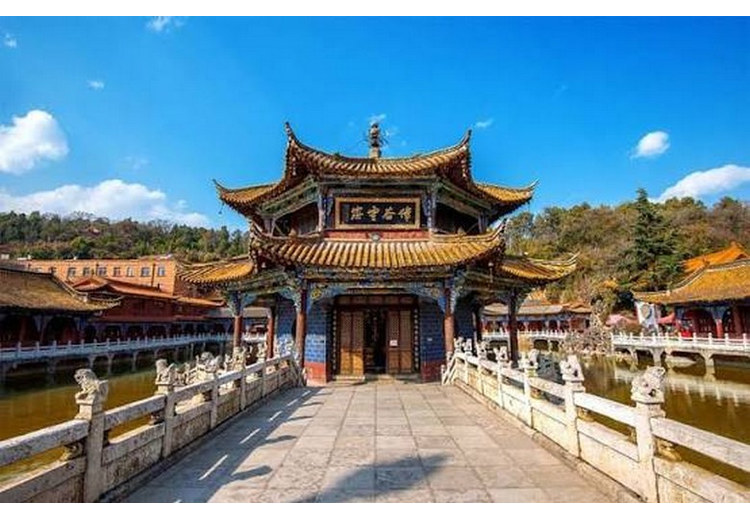 Một góc phố cổ Côn Minh với kiến trúc mang dấu ấn lịch sử lâu đời