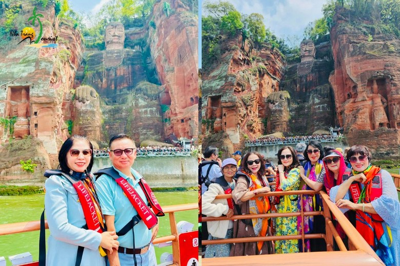Đoàn khách Hà Nội di chuyển an toàn cùng hướng dẫn viên tại Thành Đô