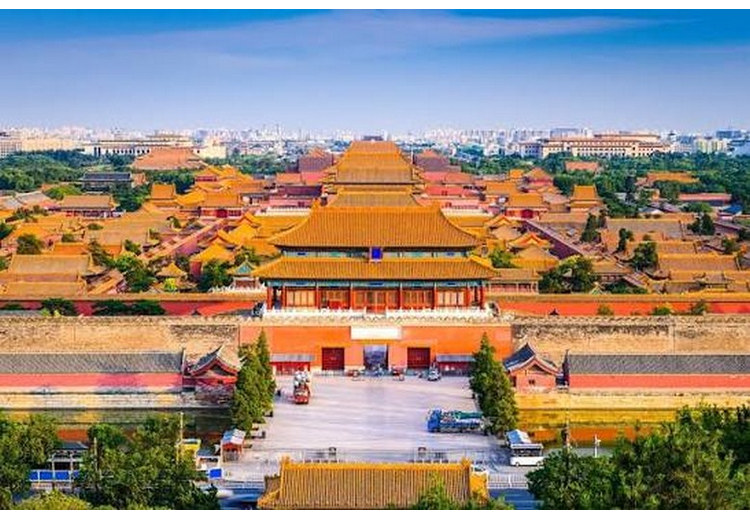 Tử Cấm Thành Bắc Kinh nhìn từ Cảnh Sơn